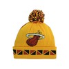 Miami Heat Cuff Knit Beanie with Pom Hat Cap -