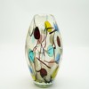 Murano Style Flora Vase Height Approx. 23.5 cm Handmade