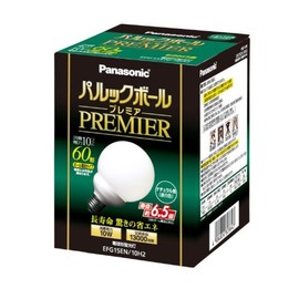 Panasonic PALOK Ball Premier G15 Shape Natural Color Bulb 60 Shape Type Base Diameter 26mm 780 lm EFG15EN10H2
