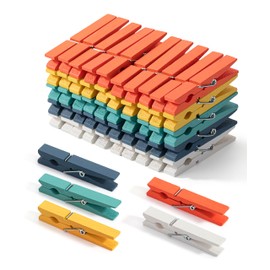 Mr. Pen- Wooden Clothes Pins, Natural Wood, 50 Pack, 2.9 Inch, Colorful Rust Resistant Clothes Pins for Hanging Clothes, Clothes Pins Wood, Clothing Pins, Clothes Pegs, Clothespins, Wood Clothespin