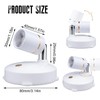 Ruiqas Wireless Rotating Dimmable Spotlight with Remote Control for Pictures,