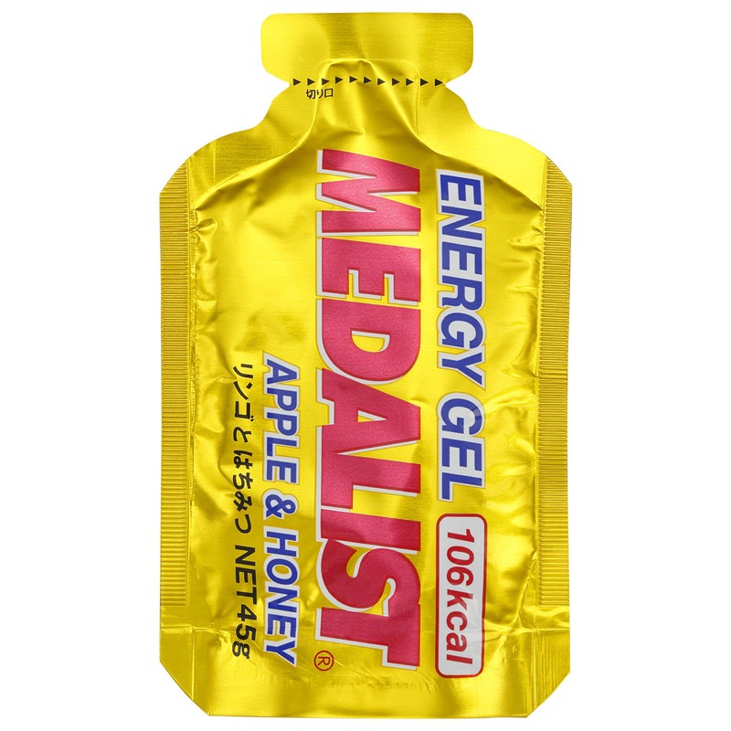 メダリスト エナジージェル （1箱 12袋入り） 超濃縮リンゴ果汁＆はちみつ味