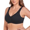 Ayigedu UK Women's Plus Size Bra Full Coverage Non-Wired Non-padded