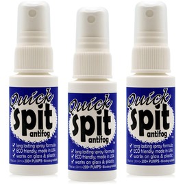 JAWS, Premium Anti-Fog Spray for Eye Glasses, Mirrors, Plastic Windows, Swim Goggles, Diving Masks - Quick and Long-Lasting Glass Anti Fog Quick Spit Spray, 1 oz. (pack of 3)
