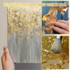 100pcs Gold Leaf Sheets,Gold Foil Sheets,Imitation Gold Leaf Gold Foil
