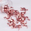 ROGVOC Plumbing Copper Pipe Straps, 50-Pcs 1/2 inch 2-Hole Pipe