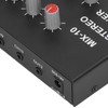 10 Channel Audio Mixer with 3.5mm Jack 10 Input 2