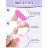 EBANKU 156 uñas postizas francesas para niñas, cobertura completa.