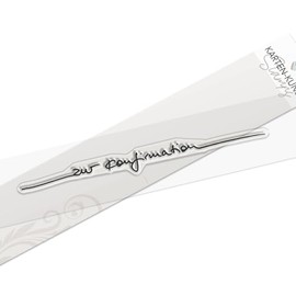 Karten-Kunst Clear Stamps Stempel Schriftzug Zur Konfirmation Silikonstempel