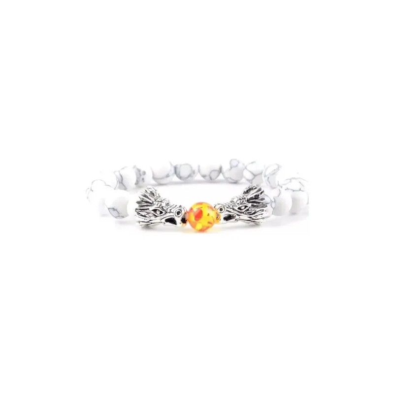 Pulcera Dragon Edicion Turquesa Blanco
