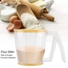 TOPINCN Flour Sieve Hand Bowl Flour Sieve Sieve Powder Flour