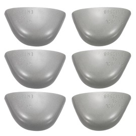 sourcing map 3 Pair Metal Foot Guard Toe Cover for Work Shoes US Size Male 8.5/Female10 Safety Shoe Caps without Rubber for Men and Women Factory Workplace Protection, Gray