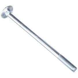 Merriway BH04827 (25 Pcs) Carriage Bolts with Nuts, M6 x 100mm (1/4 inch x 4 inch) Zinc Plated - Pack of 25 Pieces