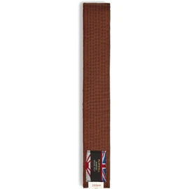 Martial Arts Cotton Solid Coloured Grading Belt - Brown (320cm)