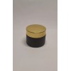 Meliars Envase Pomadera 50 Grs Negro Frost Tapa Dorada Y