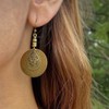 PUSOMU Bohemian Earring - Zinc Dangle Earring - Brass Set