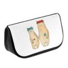 Mr. & Mrs. Panda Cosmetic Bag Bears with Flower Wreath
