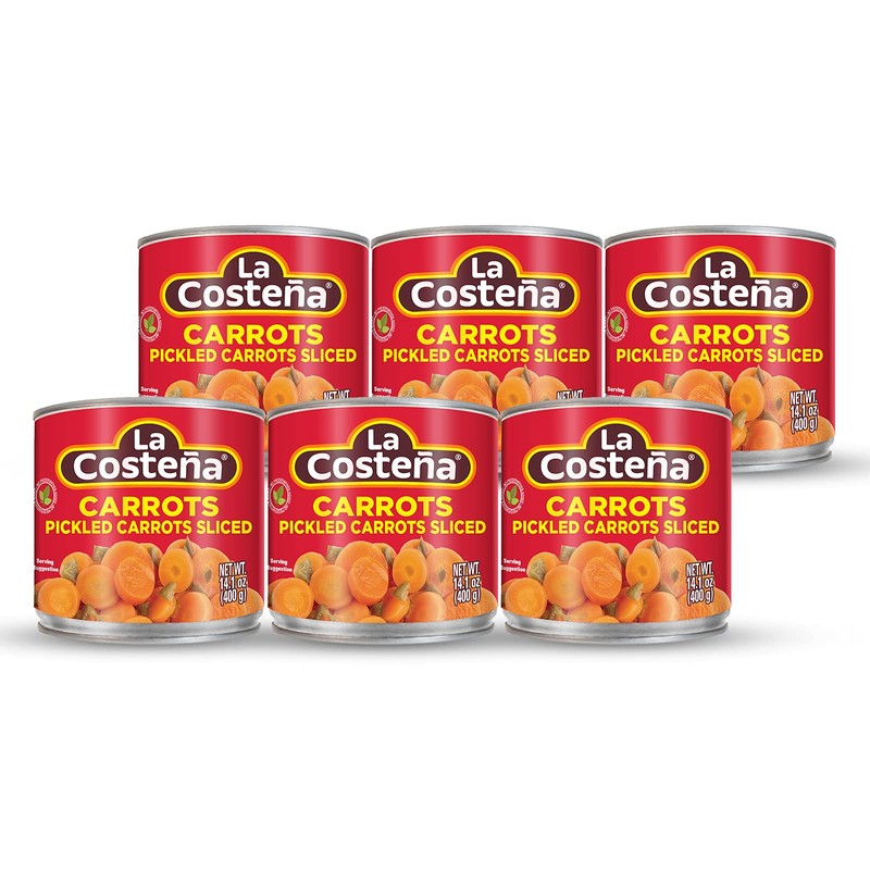 La Costeña Sliced Pickled Carrots with Pickled Jalapenos - Sliced