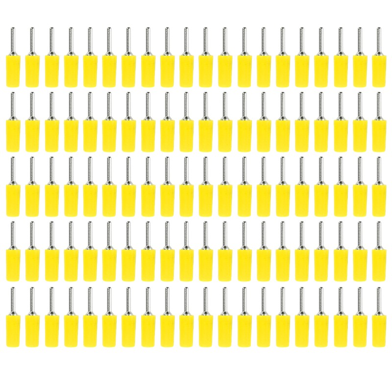 100Pcs Banana Plug Male Nickel Plated Brass Pin Straight for