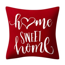 Drmstow Christmas Pillow Covers 18x18 Set of 4 with Black and Red Christmas Decorations Winter Holiday Farmhouse Decor Throw Pillows Cushion Case for Home Couch, Great Gift for Christmas…