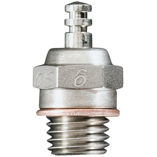O.S.ENGINES 71605300 NO.6 GLOW PLUG HOT (formerly known as A3)