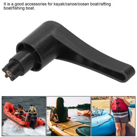 Alomejor Kayak Rudder Handle,Non Slip Grip for Easy Steering,Canoe Steering Handle,PVC Material for Water Sports Enthusiasts Kayaking Canoeing Fishing
