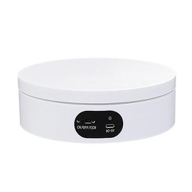 Alnicov 360 Degree Automatic Rotating Display Platform, Mute Motorized Rotating Stand Display Table for Jewelry Watches, 12cm