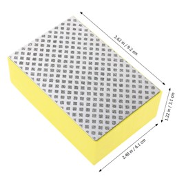 SEWACC Handheld Diamond Grinding Block Polishing Pad Grit Durable Tool for Smoothing Furniture Glass Automotive Surfaces Efficient Hand Polishing