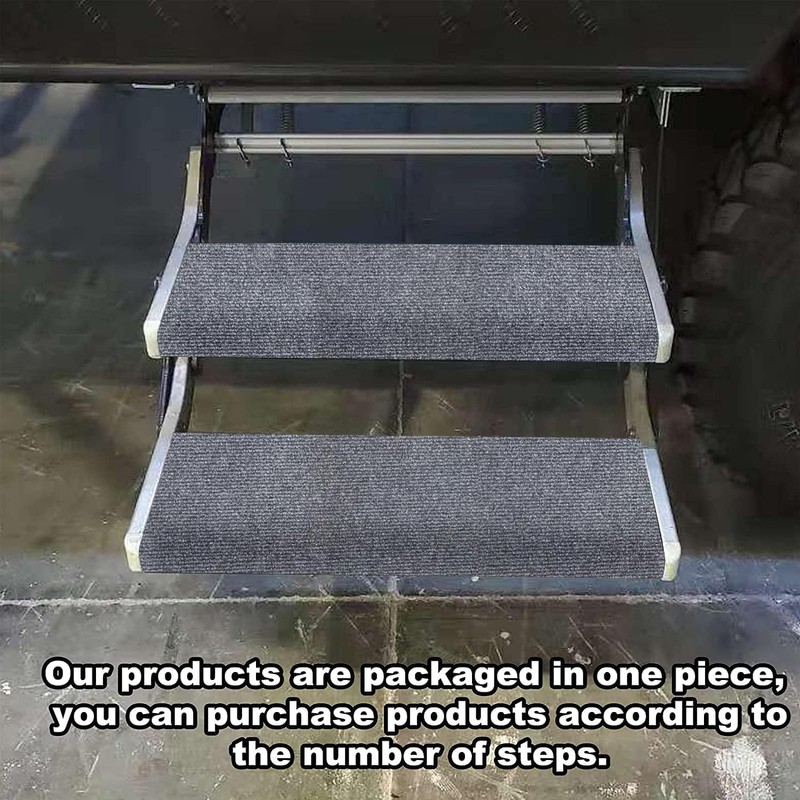 NEWFOM RV Step Covers 2 Pack, 18-23 Inch Wide RV
