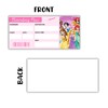 Lashicorn Boarding Pass Surprise Magical Vacation 25pk 3.75x8.25” with Envelopes