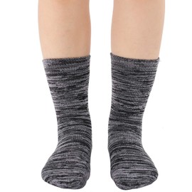 JORMATT 2 Pairs Mens Thick Thermal Socks Insulated Heated Boot Warm Soft Fleece Boot Socks with Non Slip Grips Winter Cold Weather,Men Shoe Size 9-12