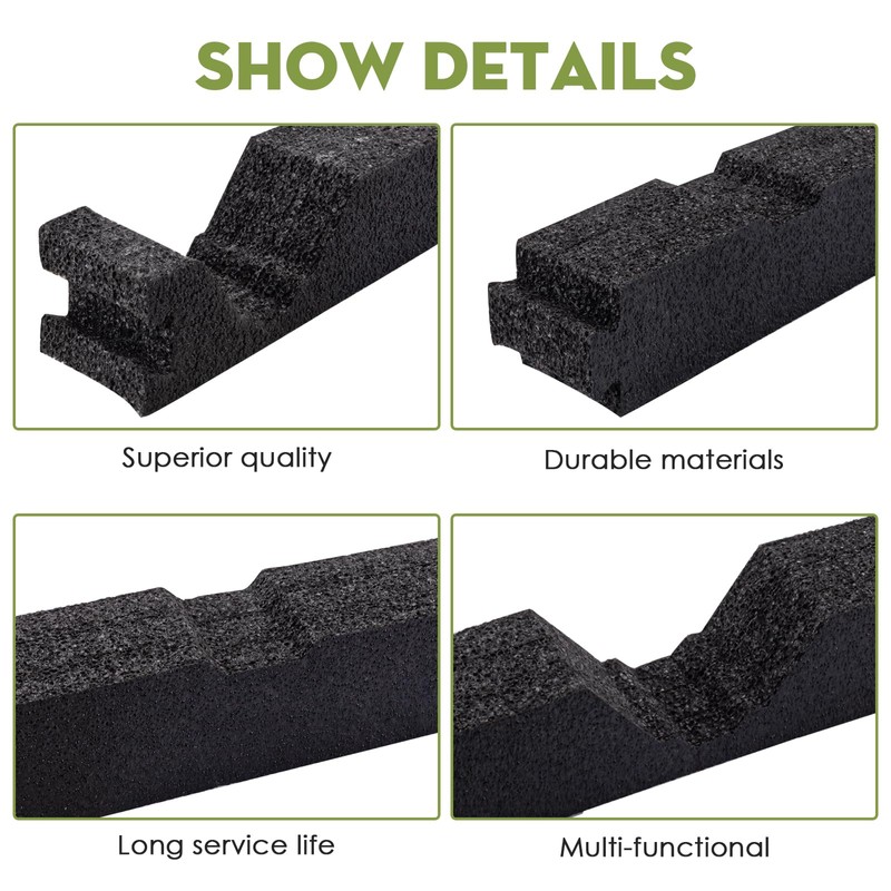 12in Outside Classic Rib Profile Foam Closure Strips for Metal