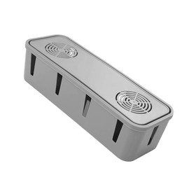 BUGUUYO Convenient Socket Organizer Container Cable Organizer Holder Cable Wire Storage Case Desk Cord