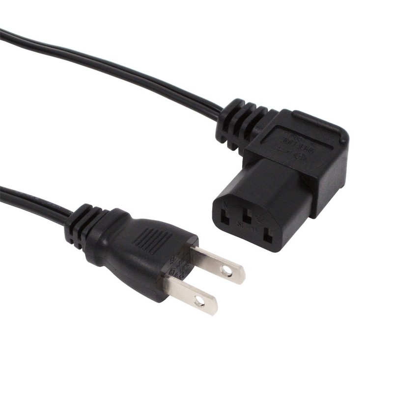 INEX ACP-05L-BK AC Power Cable Extra Fine L Type 0.5m