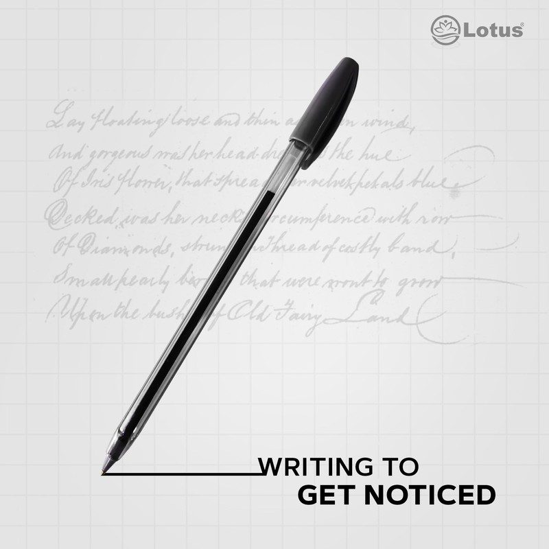 Lotus Pack of 10 Coloured Ink Medium Point Nib Ultra