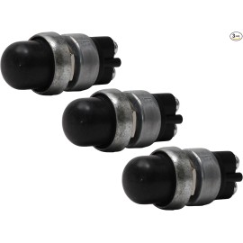 NoBrand 3 Pack Heavy Duty Push Button Momentary Start Switch Neoprene Cap 3 Pack