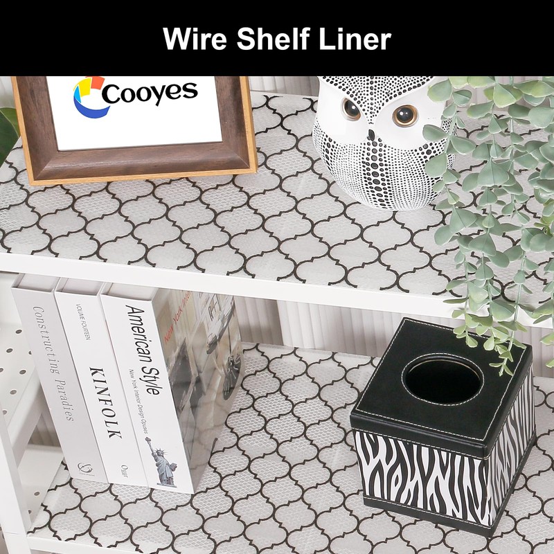 Cooyes Shelf Liner – Non-Slip Shelf Liners for Kitchen Cabinets