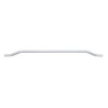 White Steel Pipe Grab Bar - 900mm Length - Rounded