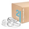 Tuuters 2 x Glass Petri Dish, Strong Wall, Laboratory Quality,