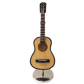 Sky New Mini Guitar Classic Natural Finish Acoustic Miniature Guitar on Stand