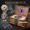 Dibetoy 3D Wooden Puzzles for Adults,DIY Book Nook Kit,Mechanical Treasure