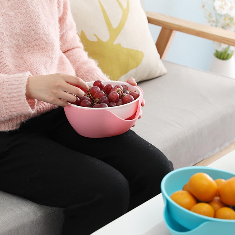 Ciieeo Lazy Fruit Plate Snack Bowl Shell Holder Nut Bowl