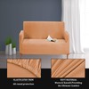 Weddecor Spandex Sofa Cover for Living Room Polyester Stretch Sofa