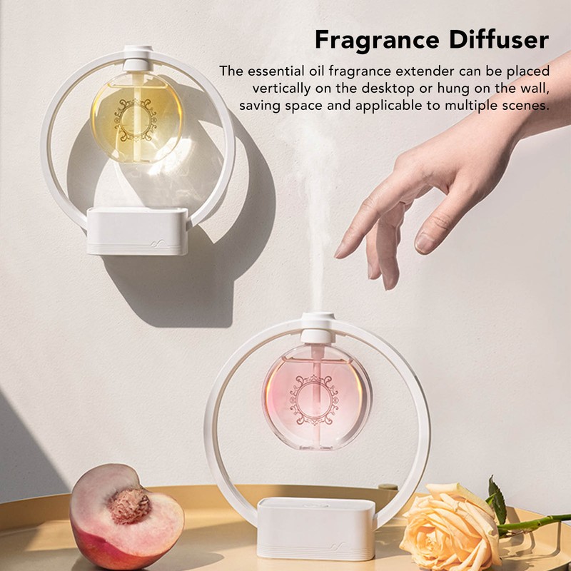 Essential Oil Diffuser USB Automatic Spray Lightweight LED Light 1200mAh