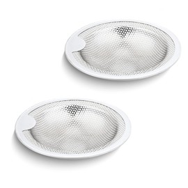 Bath Drain Garbage Catcher Stainless Steel Drain Garbage Catcher Hair Catcher Drain Garbage Catcher Stainless Steel Hair Catcher for Bathroom Garbage Basket Drain Filter Drain Size Approx. 3.0 - 4.0