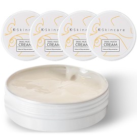 x4 Premium Snail Mucin Essence Cream with Hyaluronic Acid – Advanced Skin Repair, Deep Hydration, Blemish & Fine Line Reduction – Korean-Inspired Formula, 90ml