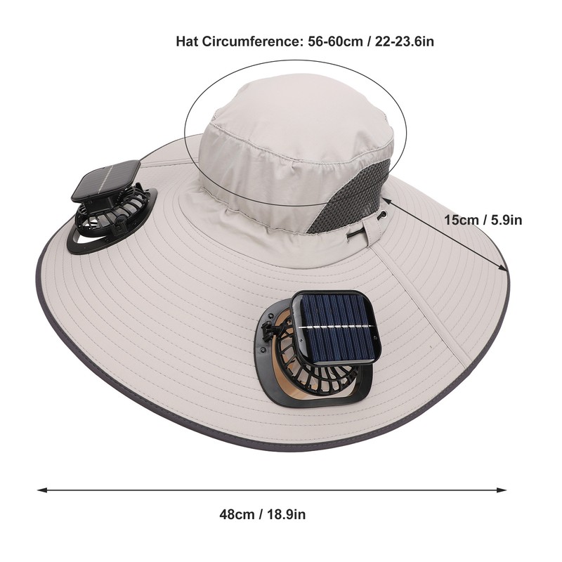 Sun Hat Wide Brim Breathable Sun Proof Fisherman Hat with