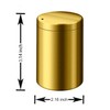 YIFOCUS Stainless Steel Toothpick Holder Dispenser Quality Home Tooth Picks