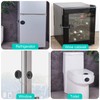 2 Pack Refrigerator Lock - Heavy Duty Combination Fridge Lock,