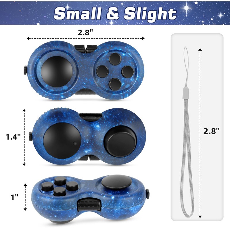 WTYCD Original Fidget Toy Game, Rubberized Classical Controller Fidget Concentration